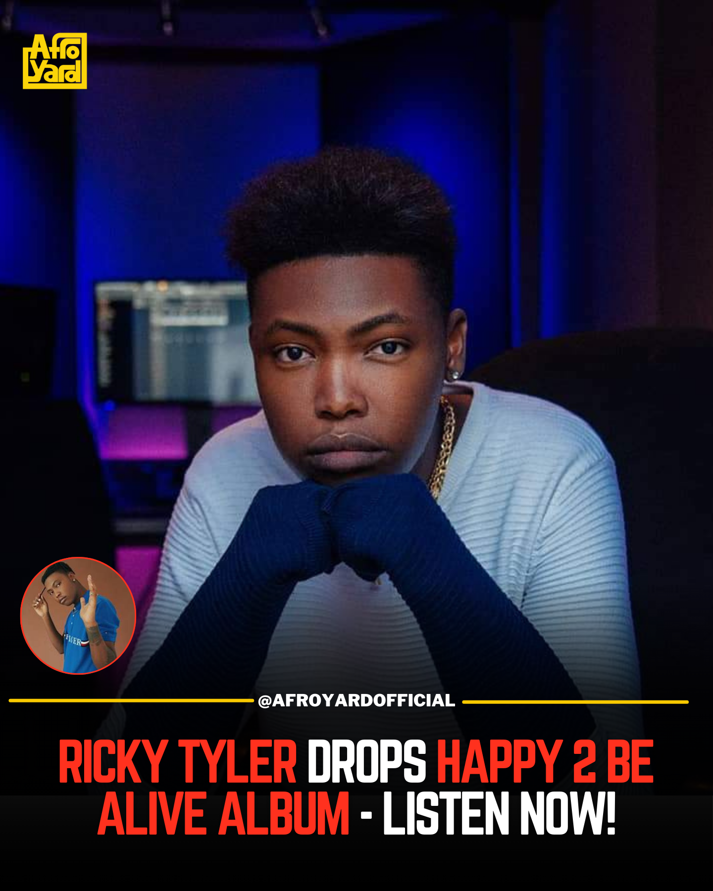 Ricky Tyler Drops Happy 2 Be Alive Album – Listen Now!