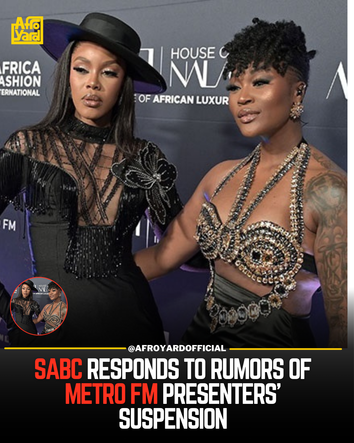 SABC Responds to Rumors of Metro FM Presenters’ Suspension