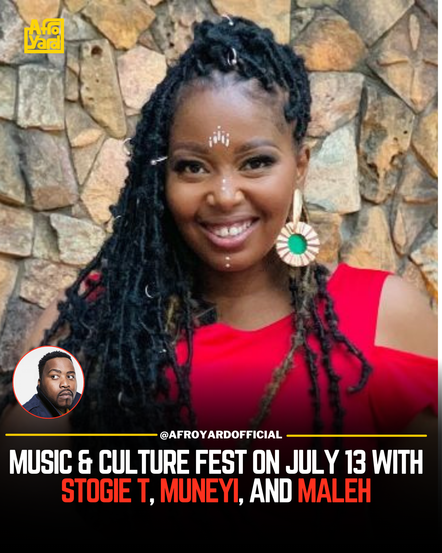 Music & Culture Fest on July 13 with Stogie T, Muneyi, and Maleh