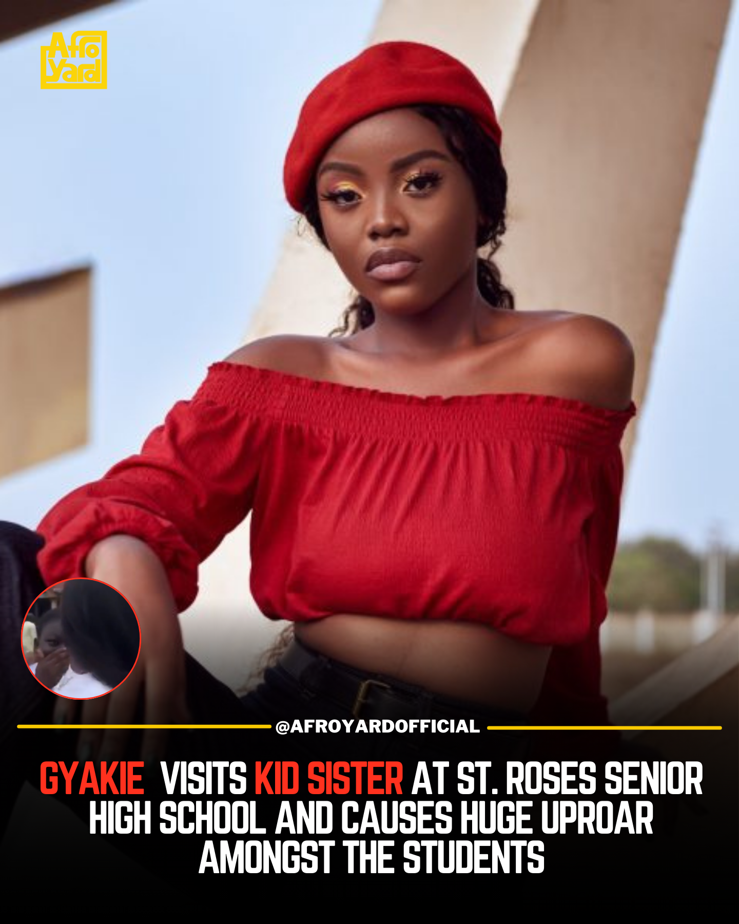 Gyakie’s Surprise To Sister’s School Visit Wows Students