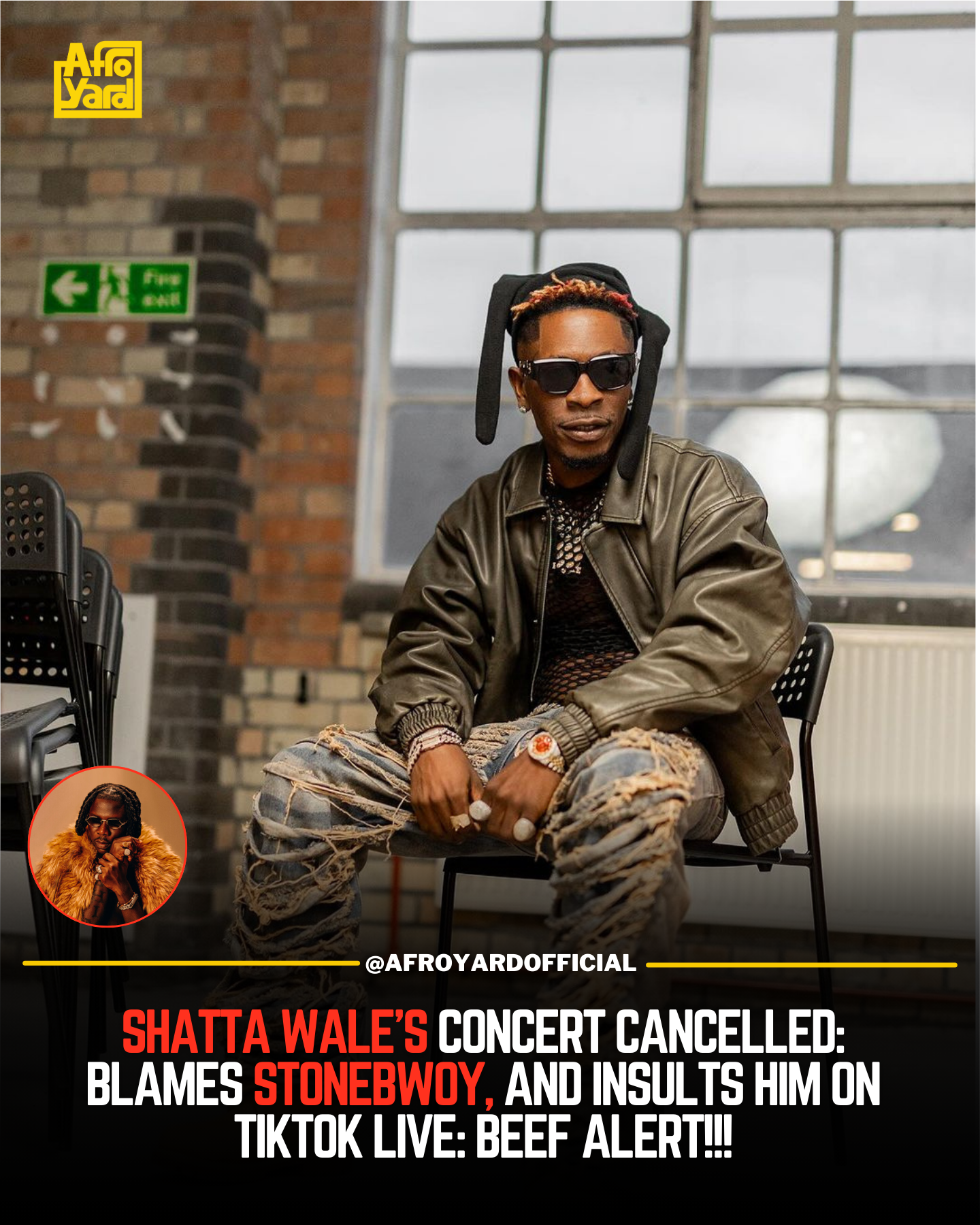 Shatta Wale Goes Wild on Stonebwoy With Insults Amidst Cancelled Show at University Of Ghana